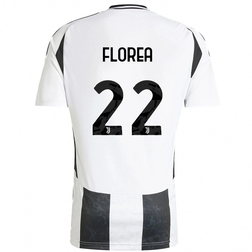 Danxen Kid Andrei Florea #22 White Black Home Jersey 2024/25 T-Shirt