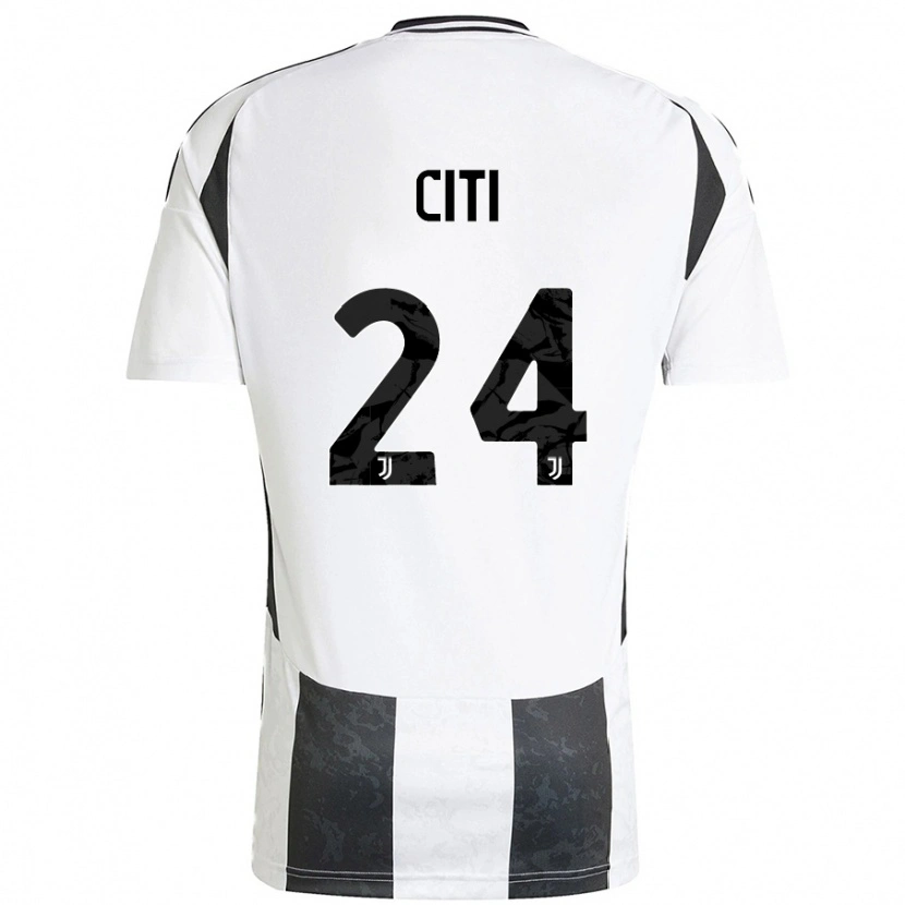 Danxen Kid Alessandro Citi #24 White Black Home Jersey 2024/25 T-Shirt