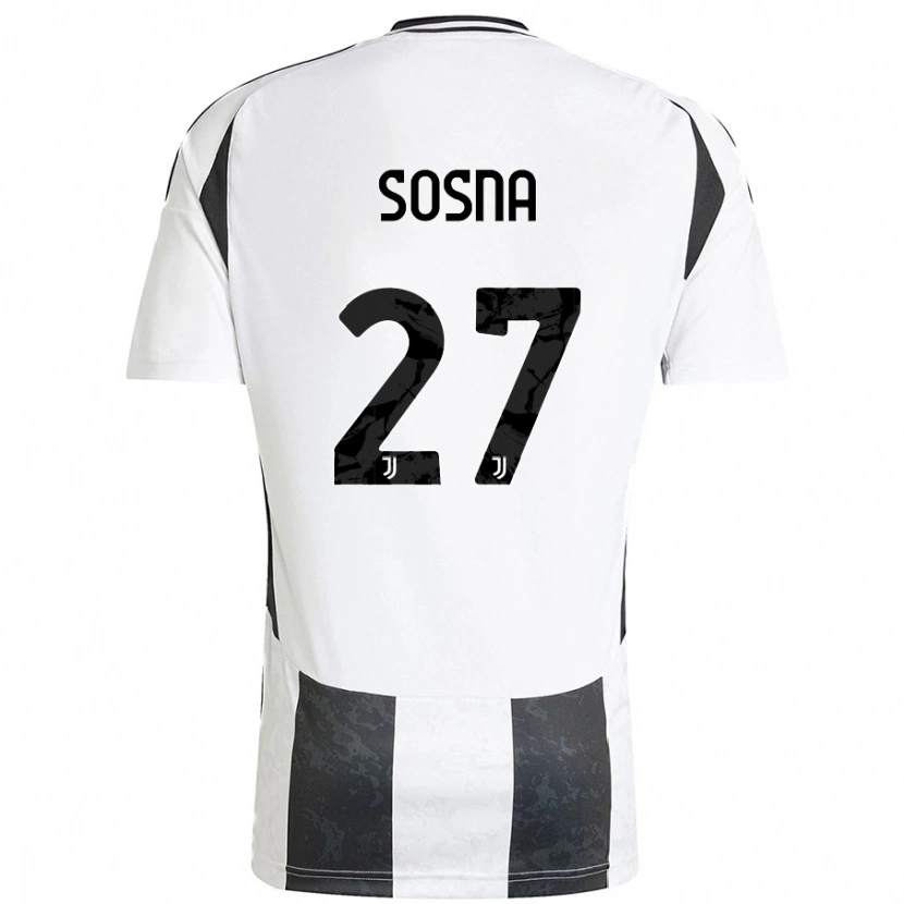 Danxen Kid Adam Sosna #27 White Black Home Jersey 2024/25 T-Shirt