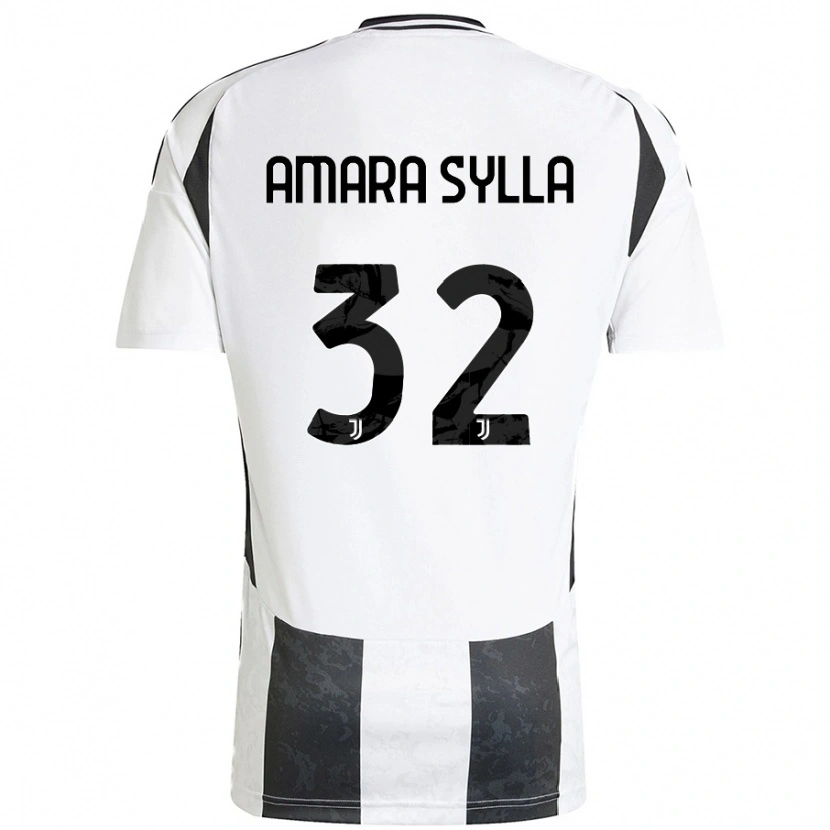 Danxen Kid Idris Amara Sylla #32 White Black Home Jersey 2024/25 T-Shirt