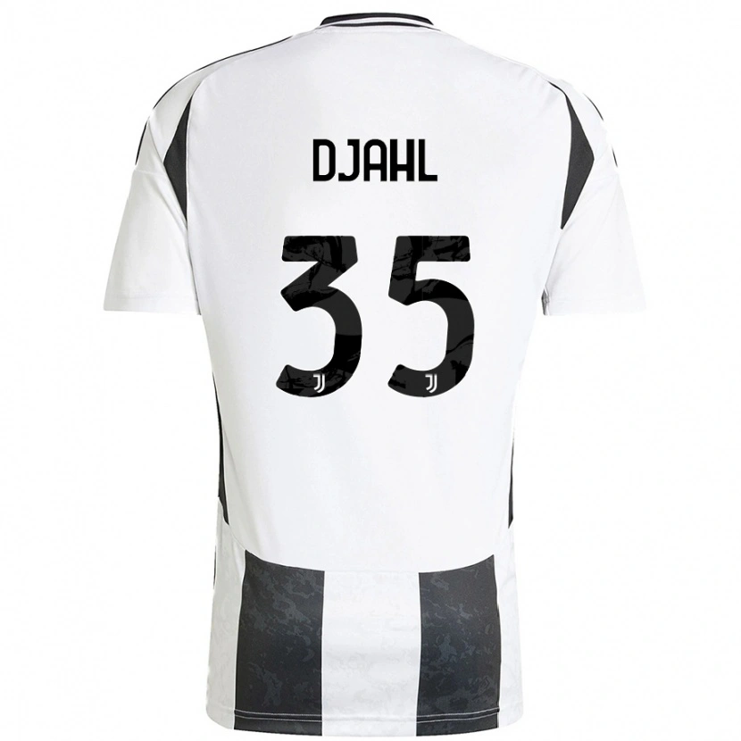 Danxen Kid Rayan Djahl #35 White Black Home Jersey 2024/25 T-Shirt