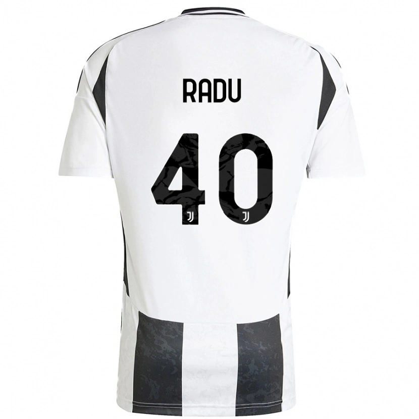 Danxen Kid Riccardo Radu #40 White Black Home Jersey 2024/25 T-Shirt