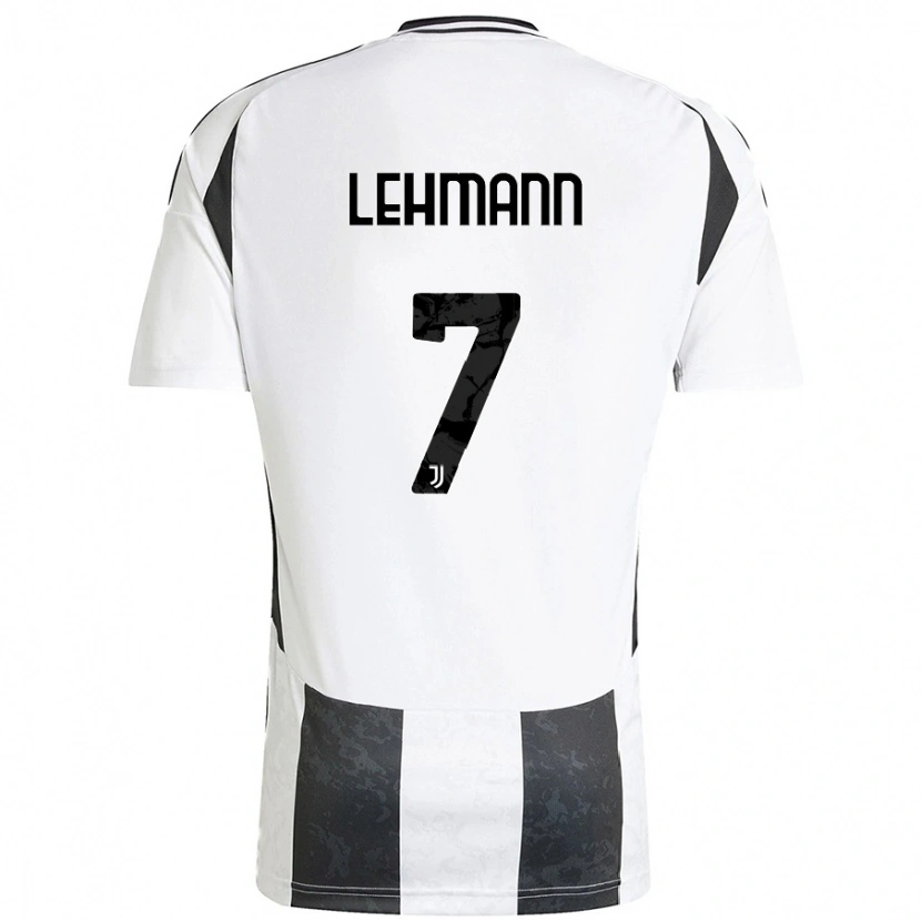 Danxen Kid Alisha Lehmann #7 White Black Home Jersey 2024/25 T-Shirt