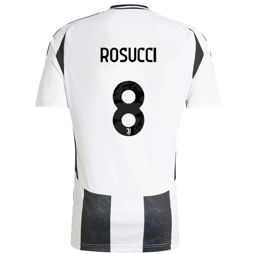 Danxen Kid Martina Rosucci #8 White Black Home Jersey 2024/25 T-Shirt