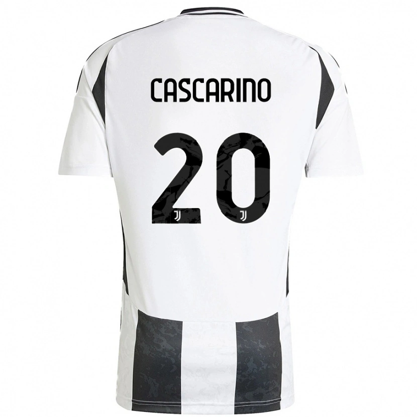 Danxen Kid Estelle Cascarino #20 White Black Home Jersey 2024/25 T-Shirt