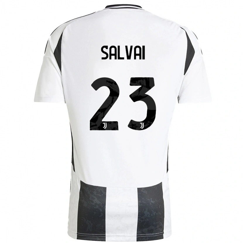 Danxen Kid Cecilia Salvai #23 White Black Home Jersey 2024/25 T-Shirt