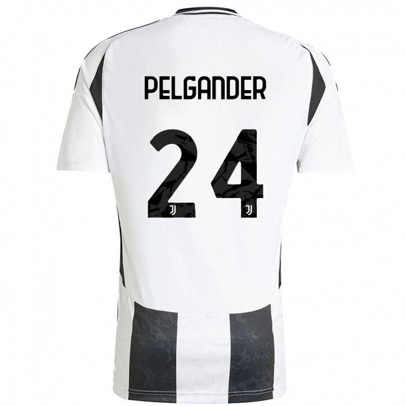 Danxen Kid Elsa Pelgander #24 White Black Home Jersey 2024/25 T-Shirt