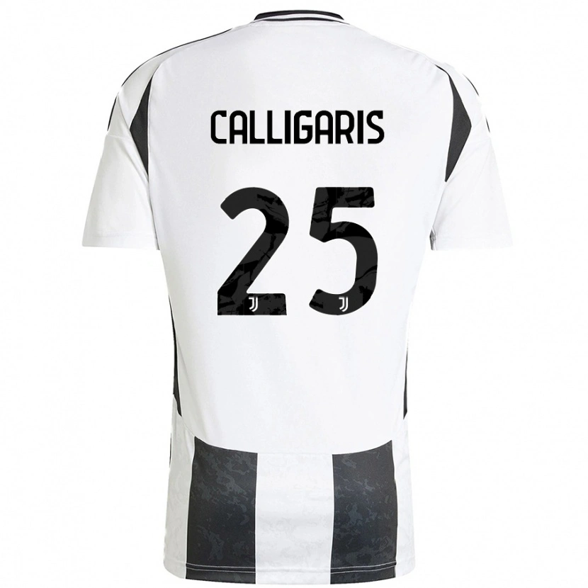 Danxen Kid Viola Calligaris #25 White Black Home Jersey 2024/25 T-Shirt