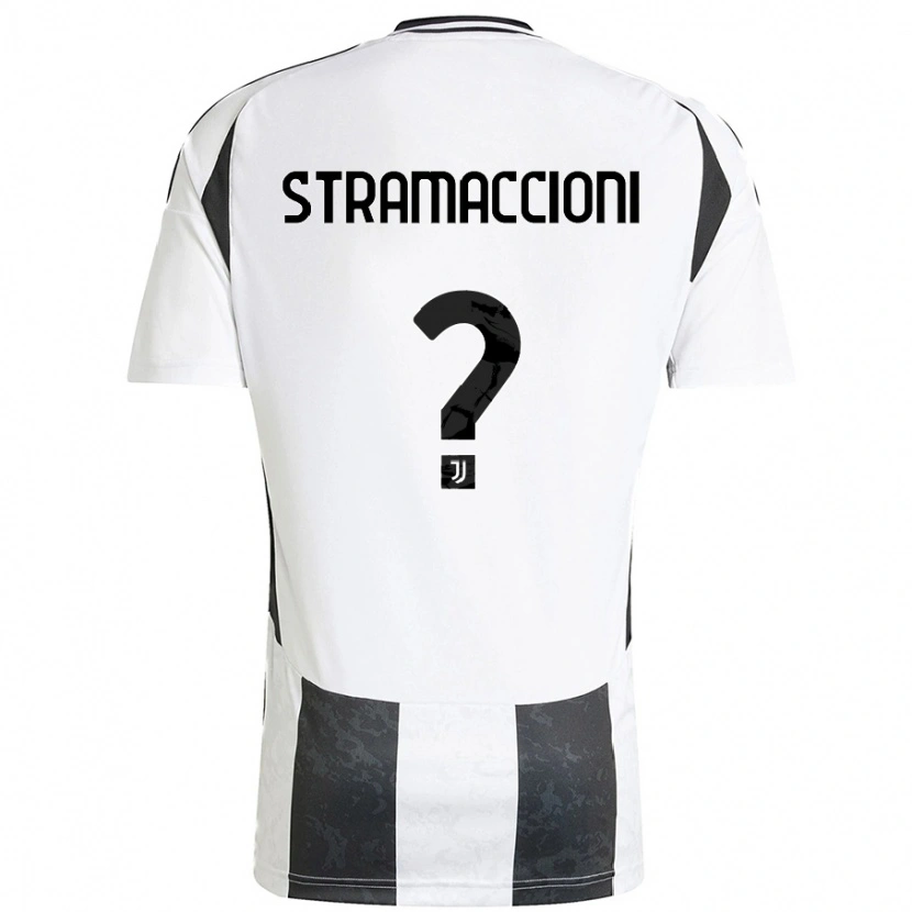 Danxen Kid Diego Stramaccioni #0 White Black Home Jersey 2024/25 T-Shirt