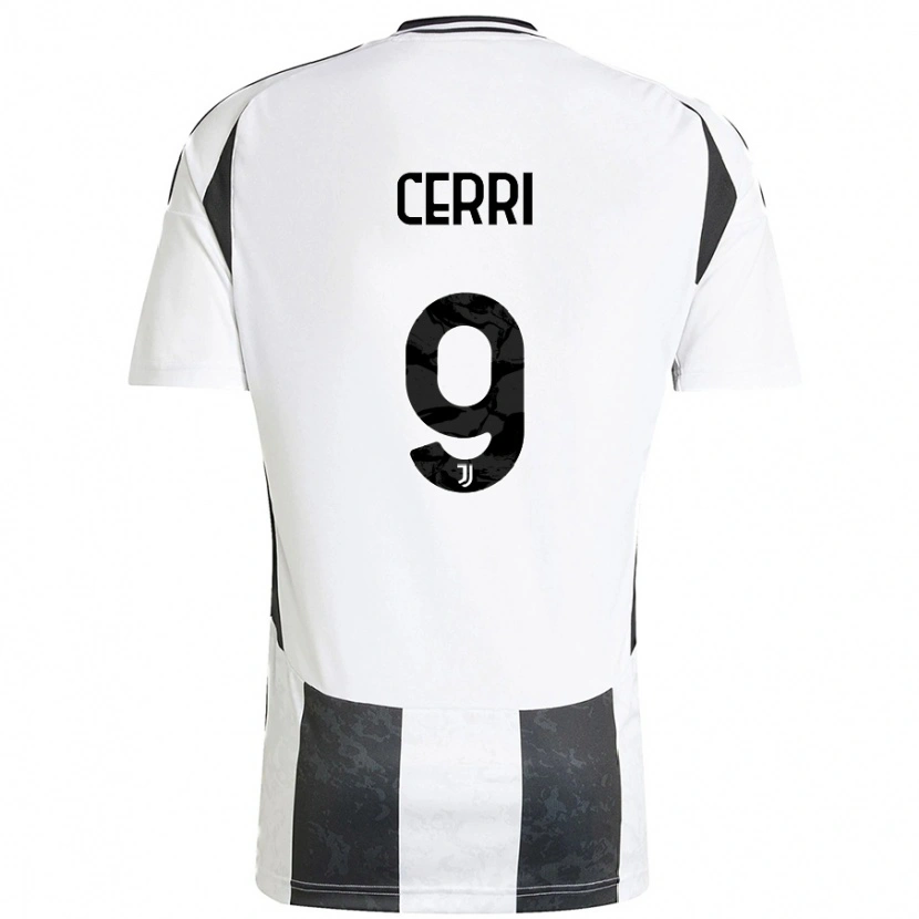 Danxen Kid Leonardo Cerri #9 White Black Home Jersey 2024/25 T-Shirt