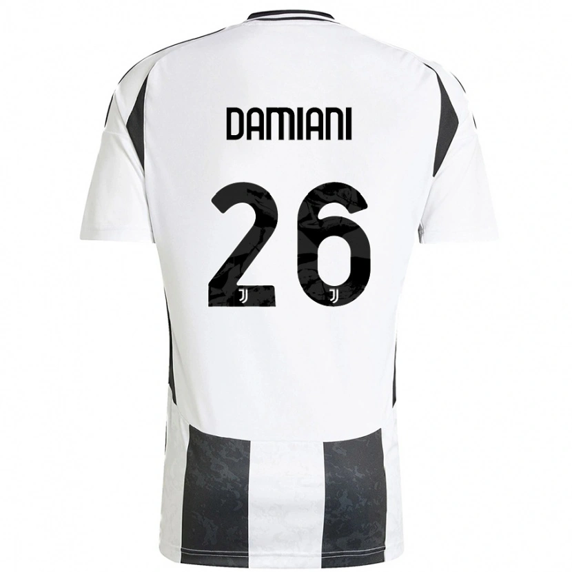 Danxen Kid Samuele Damiani #26 White Black Home Jersey 2024/25 T-Shirt