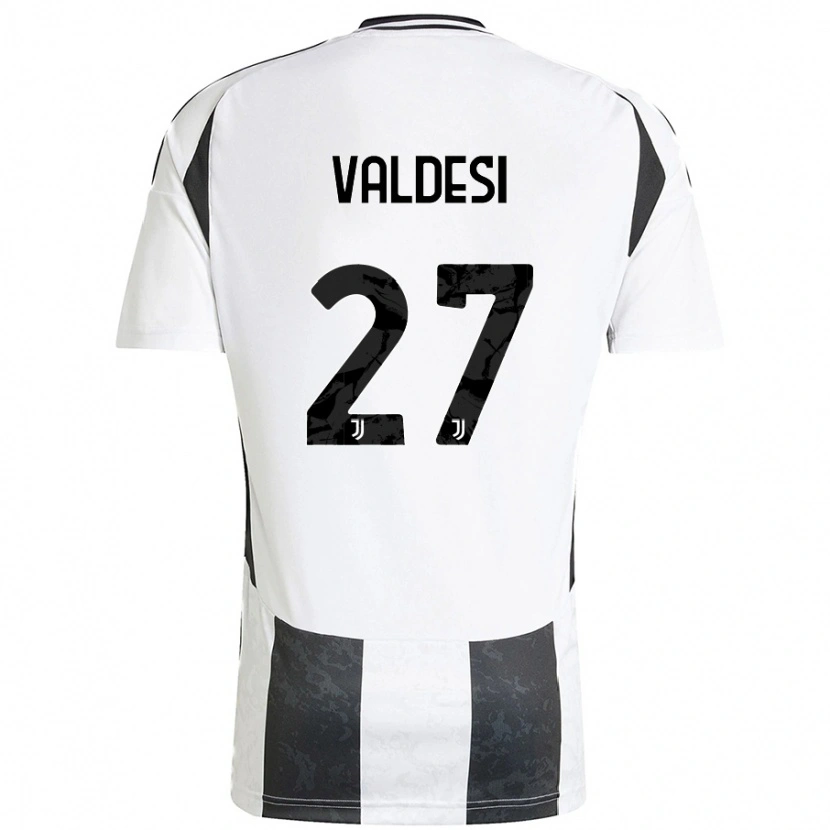 Danxen Kid Andrea Valdesi #27 White Black Home Jersey 2024/25 T-Shirt