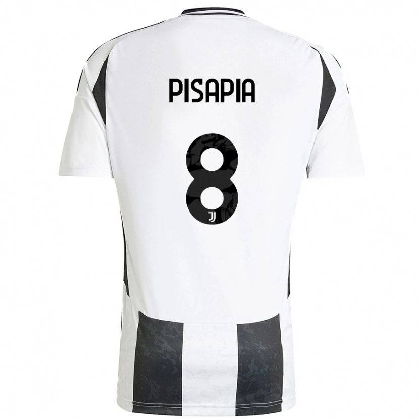 Danxen Kid Luciano Pisapia #8 White Black Home Jersey 2024/25 T-Shirt