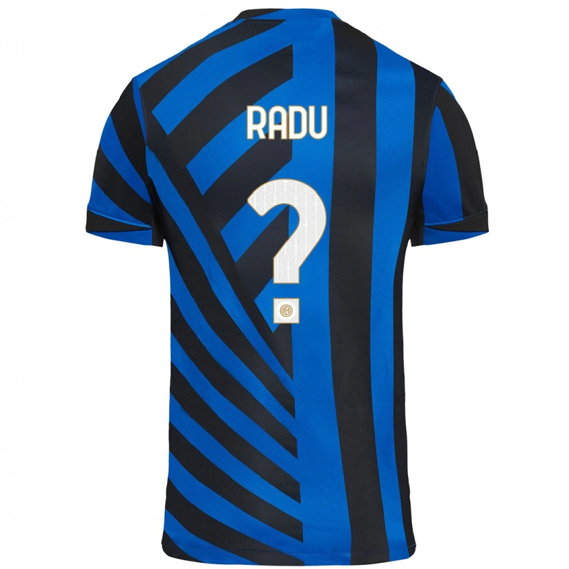 Danxen Kid Andrei Radu #0 Blue Black Home Jersey 2024/25 T-Shirt