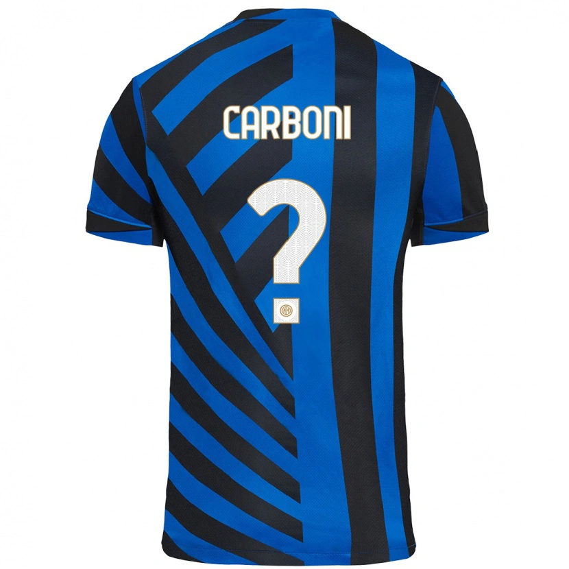 Danxen Kid Franco Carboni #0 Blue Black Home Jersey 2024/25 T-Shirt