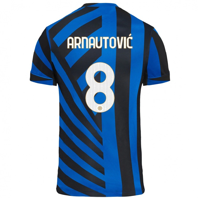 Danxen Kid Marko Arnautovic #8 Blue Black Home Jersey 2024/25 T-Shirt