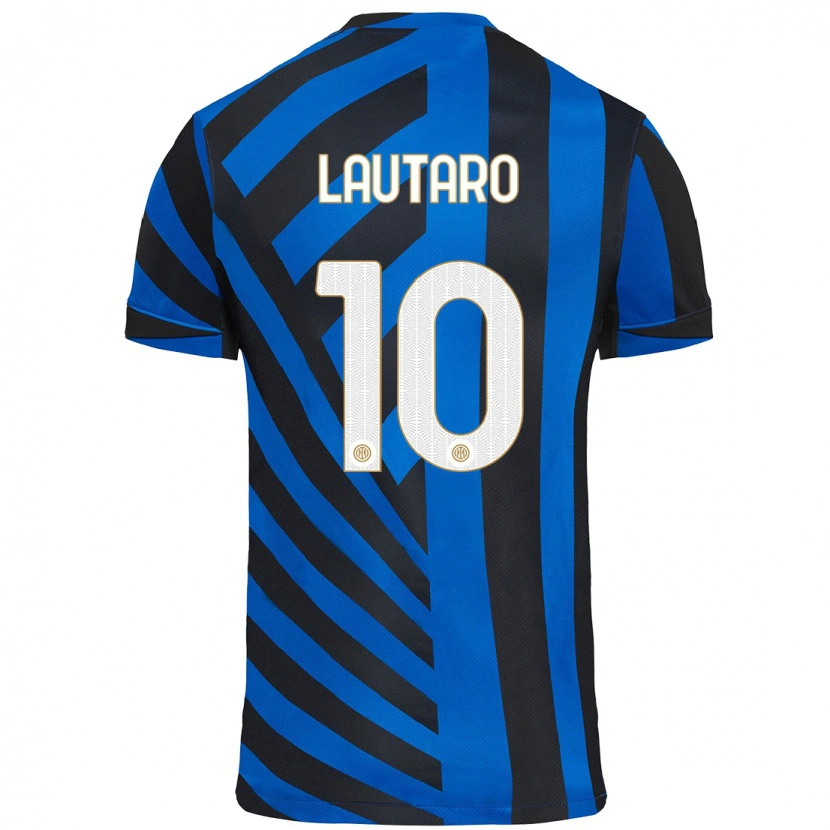 Danxen Kid Lautaro Martínez #10 Blue Black Home Jersey 2024/25 T-Shirt