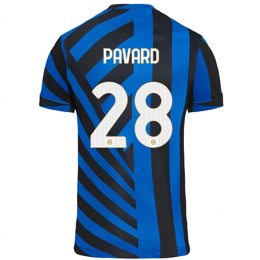 Danxen Kid Benjamin Pavard #28 Blue Black Home Jersey 2024/25 T-Shirt