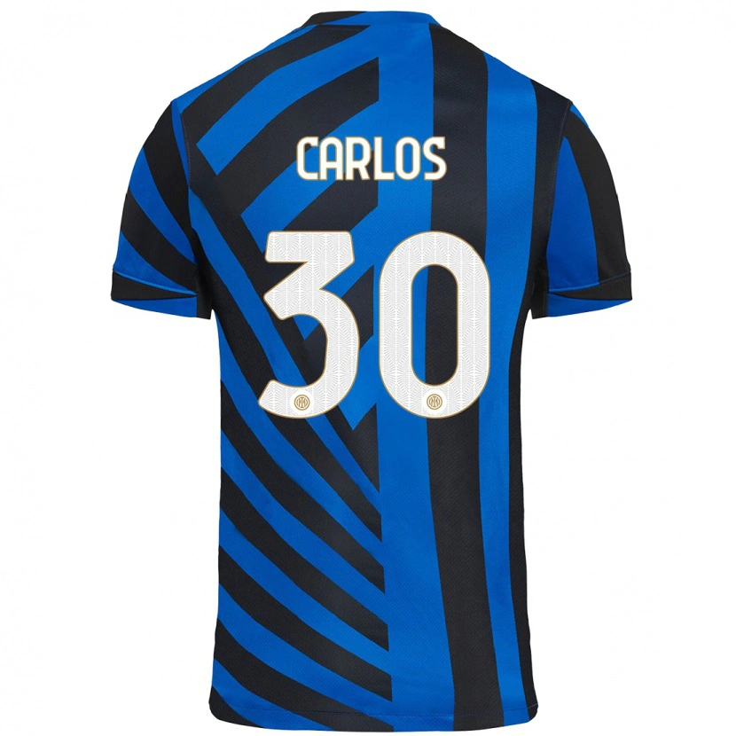 Danxen Kid Carlos Augusto #30 Blue Black Home Jersey 2024/25 T-Shirt