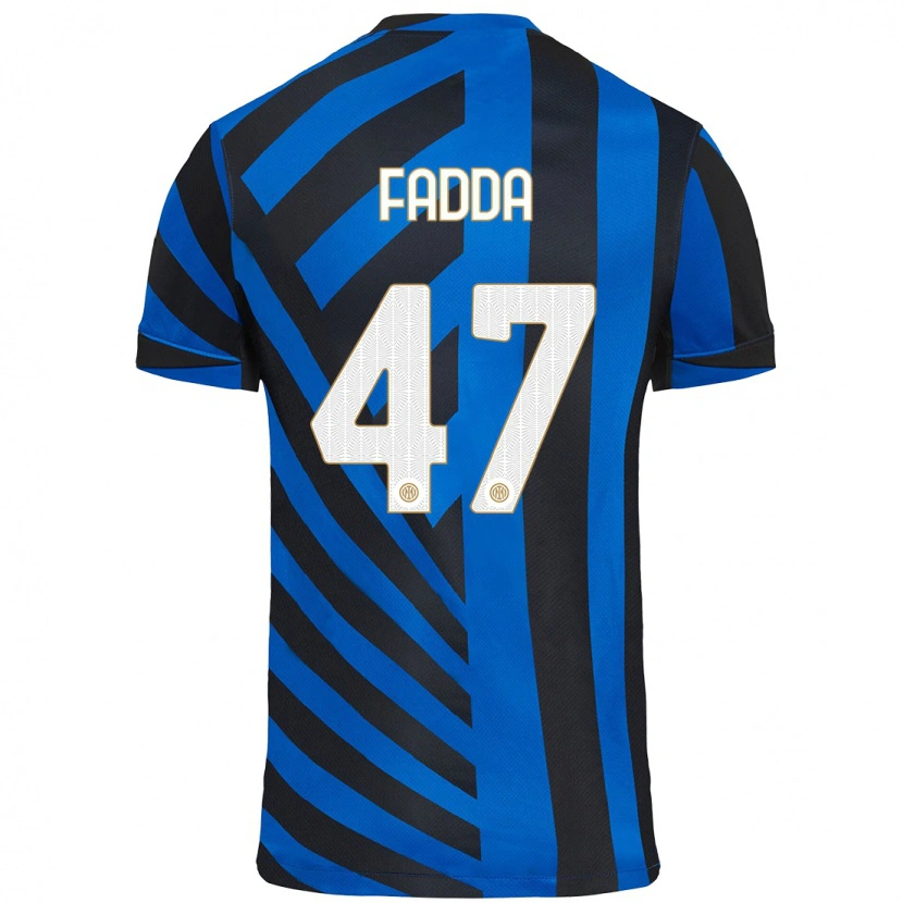 Danxen Kid Paola Fadda #47 Blue Black Home Jersey 2024/25 T-Shirt