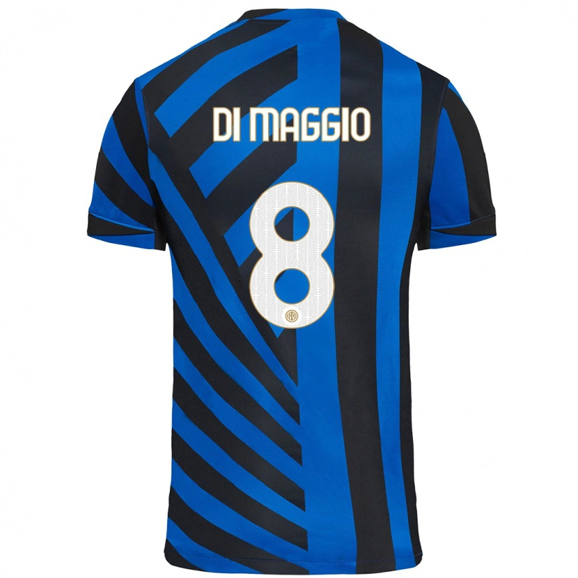 Danxen Kid Luca Di Maggio #8 Blue Black Home Jersey 2024/25 T-Shirt