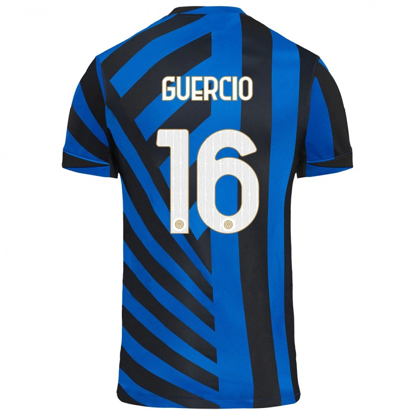 Danxen Kid Tommaso Guercio #16 Blue Black Home Jersey 2024/25 T-Shirt