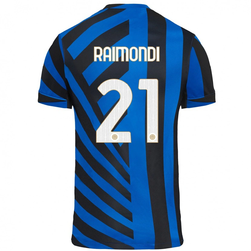 Danxen Kid Paolo Raimondi #21 Blue Black Home Jersey 2024/25 T-Shirt