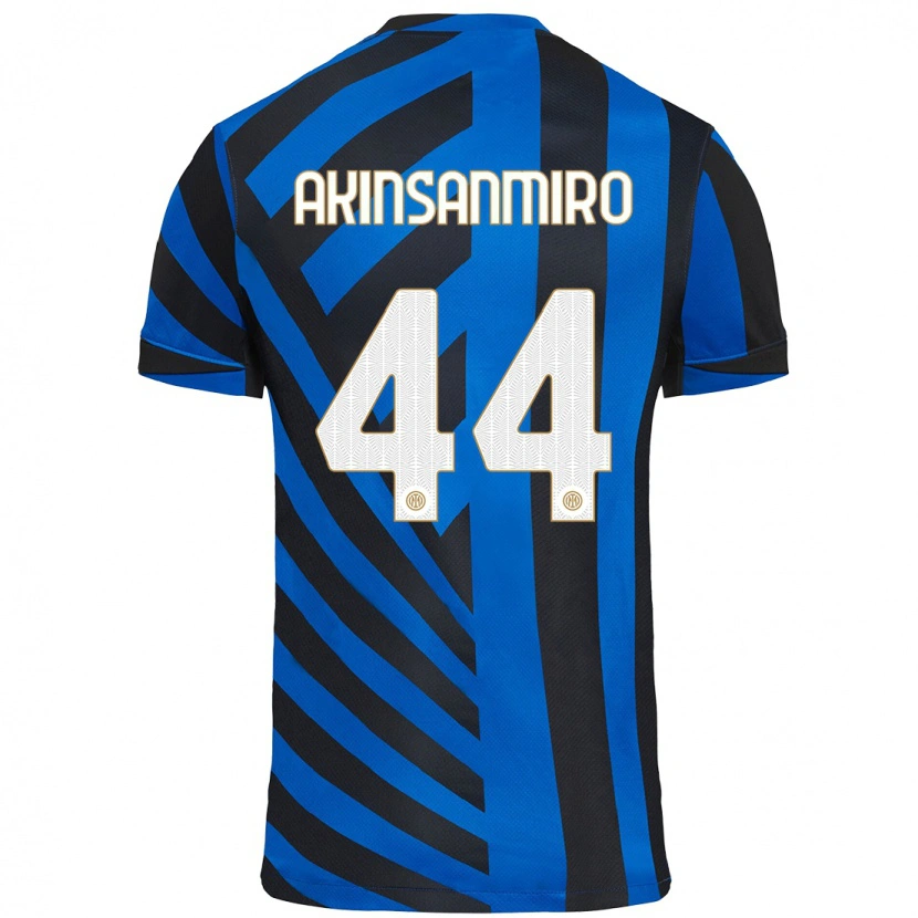 Danxen Kid Ebenezer Akinsanmiro #44 Blue Black Home Jersey 2024/25 T-Shirt