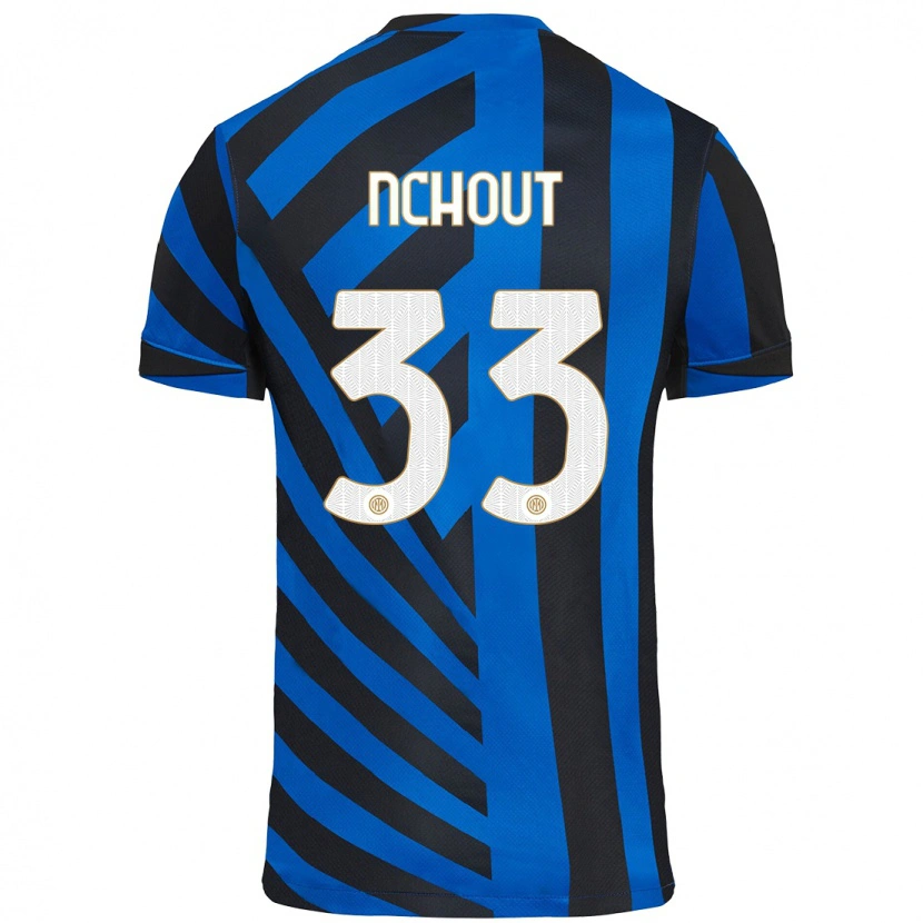 Danxen Kid Ajara Nchout #33 Blue Black Home Jersey 2024/25 T-Shirt