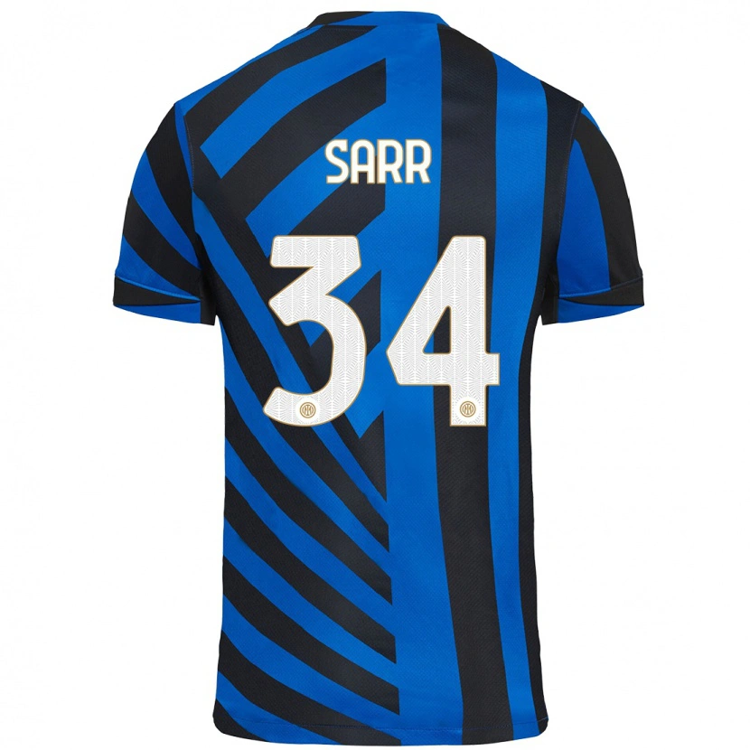 Danxen Kid Amadou Sarr #34 Blue Black Home Jersey 2024/25 T-Shirt