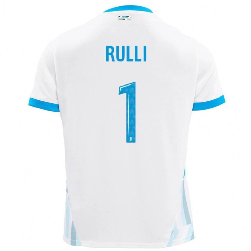 Danxen Kid Gerónimo Rulli #1 White Sky Blue Home Jersey 2024/25 T-Shirt