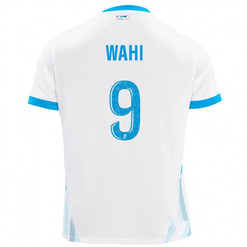 Danxen Kid Elye Wahi #9 White Sky Blue Home Jersey 2024/25 T-Shirt