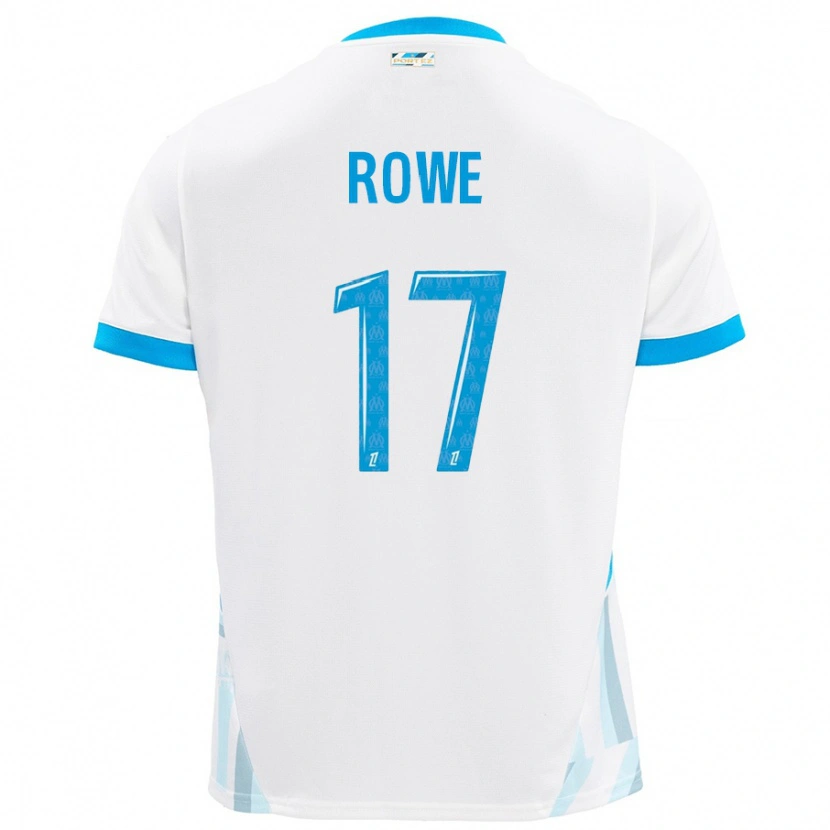 Danxen Kid Jonathan Rowe #17 White Sky Blue Home Jersey 2024/25 T-Shirt