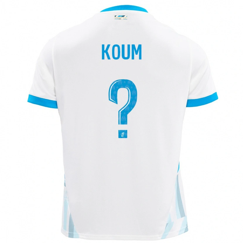 Danxen Kid Alexi Koum #0 White Sky Blue Home Jersey 2024/25 T-Shirt