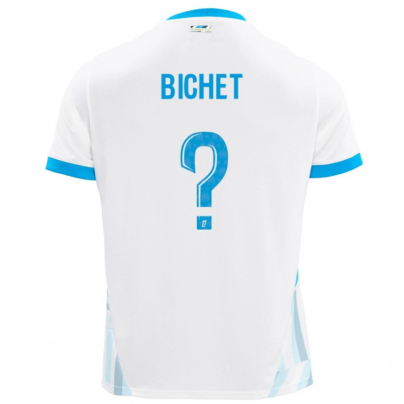 Danxen Kid Tristan Bichet #0 White Sky Blue Home Jersey 2024/25 T-Shirt