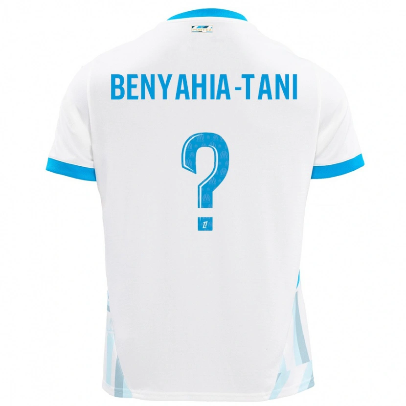 Danxen Kid Aylan Benyahia-Tani #0 White Sky Blue Home Jersey 2024/25 T-Shirt