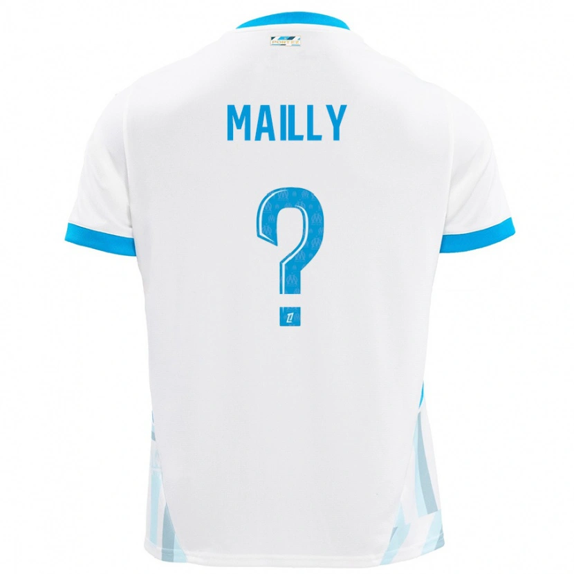 Danxen Kid Evan Mailly #0 White Sky Blue Home Jersey 2024/25 T-Shirt