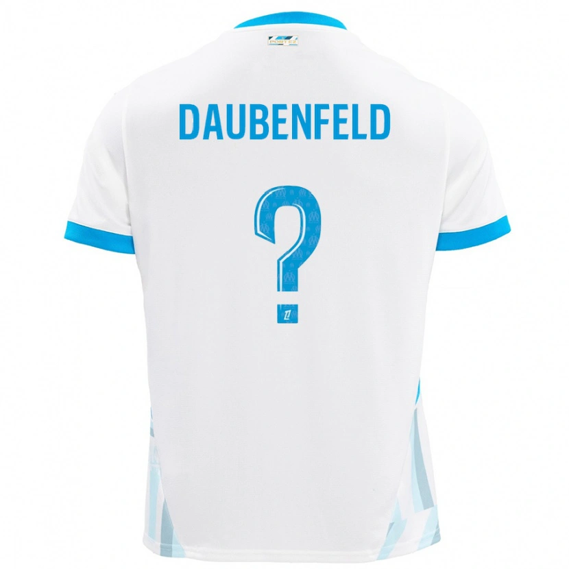 Danxen Kid Lucas Daubenfeld #0 White Sky Blue Home Jersey 2024/25 T-Shirt