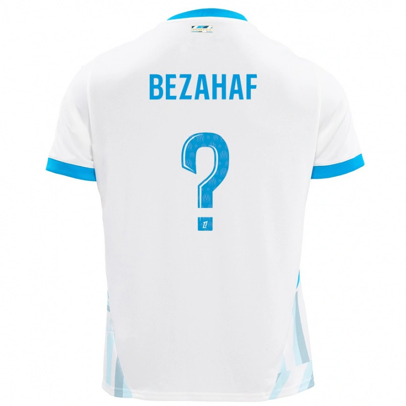 Danxen Kid Kelyann Bezahaf #0 White Sky Blue Home Jersey 2024/25 T-Shirt