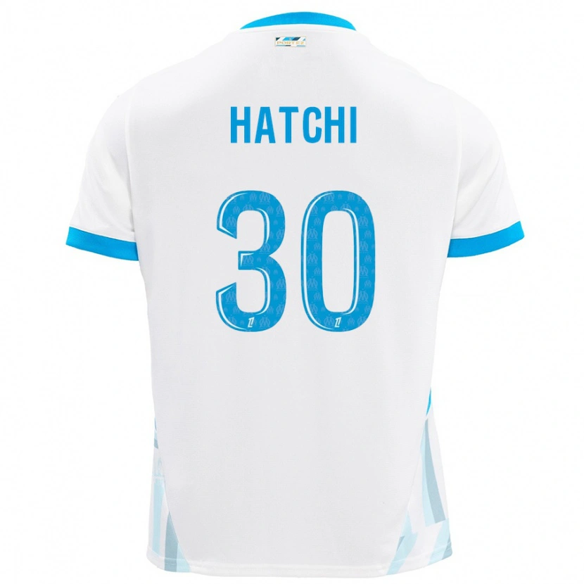 Danxen Kid Anaïs Hatchi #30 White Sky Blue Home Jersey 2024/25 T-Shirt