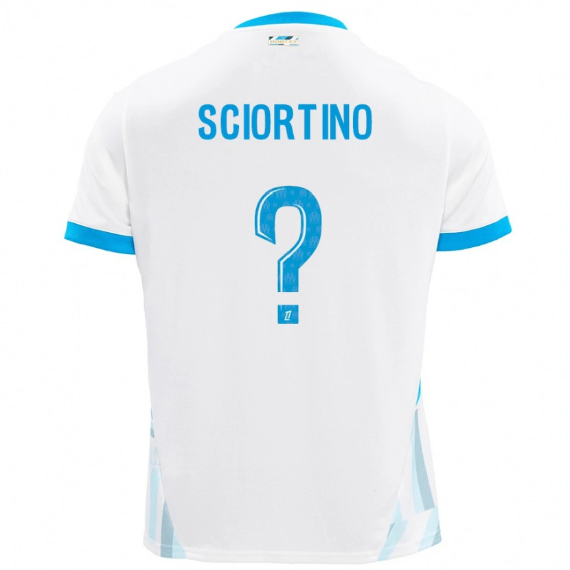 Danxen Kid Paolo Sciortino #0 White Sky Blue Home Jersey 2024/25 T-Shirt