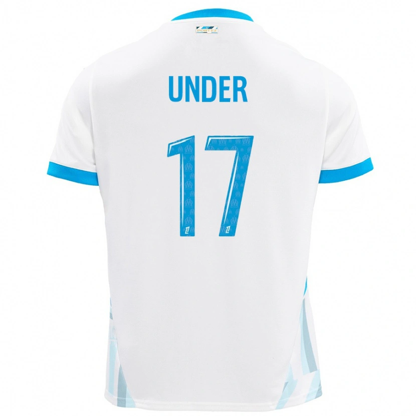 Danxen Kid Cengiz Under #17 White Sky Blue Home Jersey 2024/25 T-Shirt