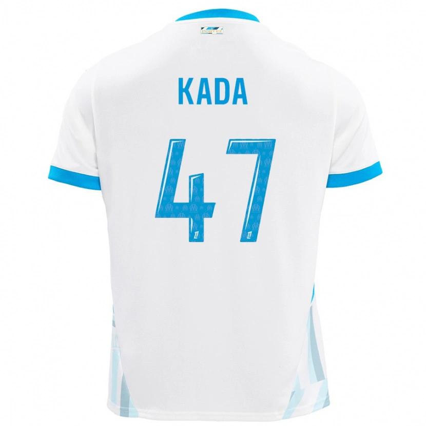 Danxen Kid Joakim Kada #47 White Sky Blue Home Jersey 2024/25 T-Shirt