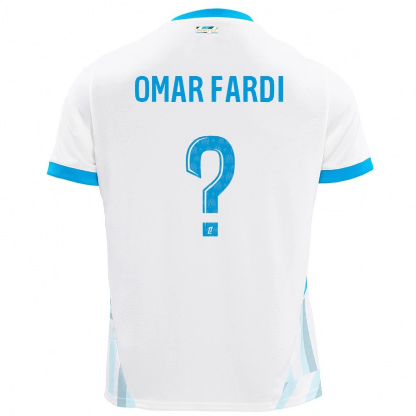 Danxen Kid El Omar Fardi #0 White Sky Blue Home Jersey 2024/25 T-Shirt