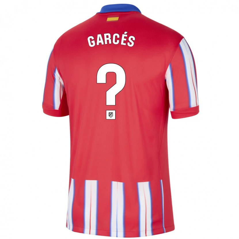 Danxen Kid Borja Garcés #0 Red White Blue Home Jersey 2024/25 T-Shirt