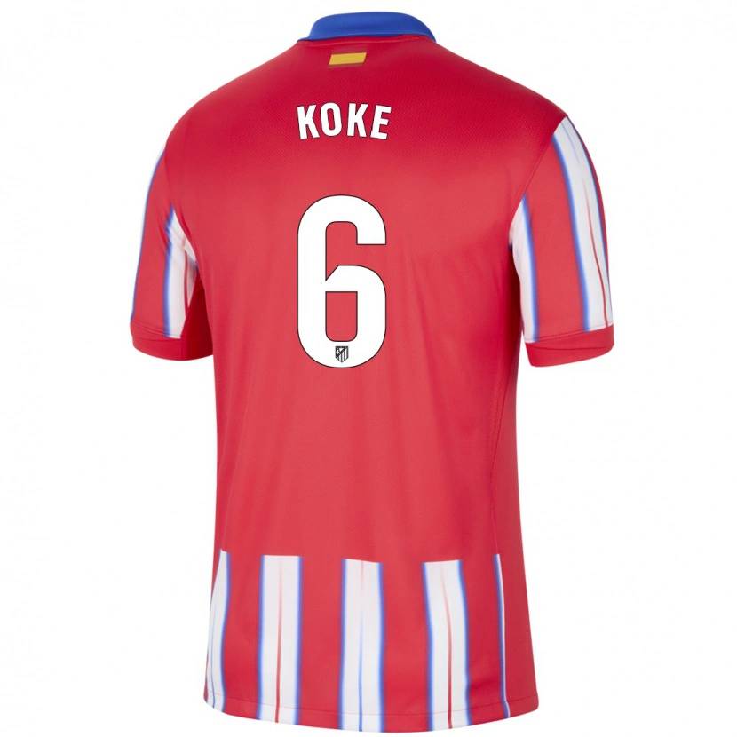 Danxen Kid Koke #6 Red White Blue Home Jersey 2024/25 T-Shirt