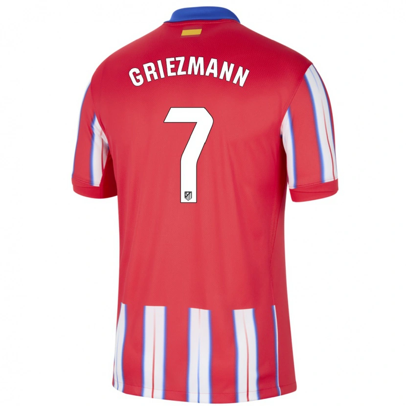 Danxen Kid Antoine Griezmann #7 Red White Blue Home Jersey 2024/25 T-Shirt