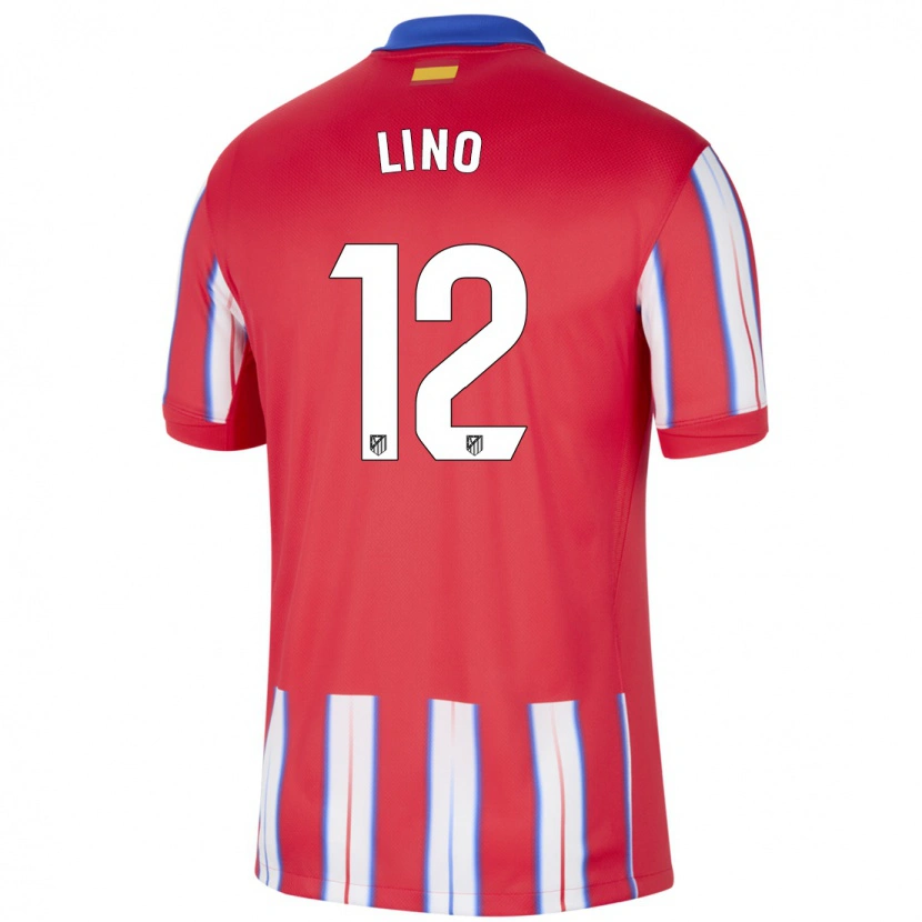 Danxen Kid Samuel Lino #12 Red White Blue Home Jersey 2024/25 T-Shirt