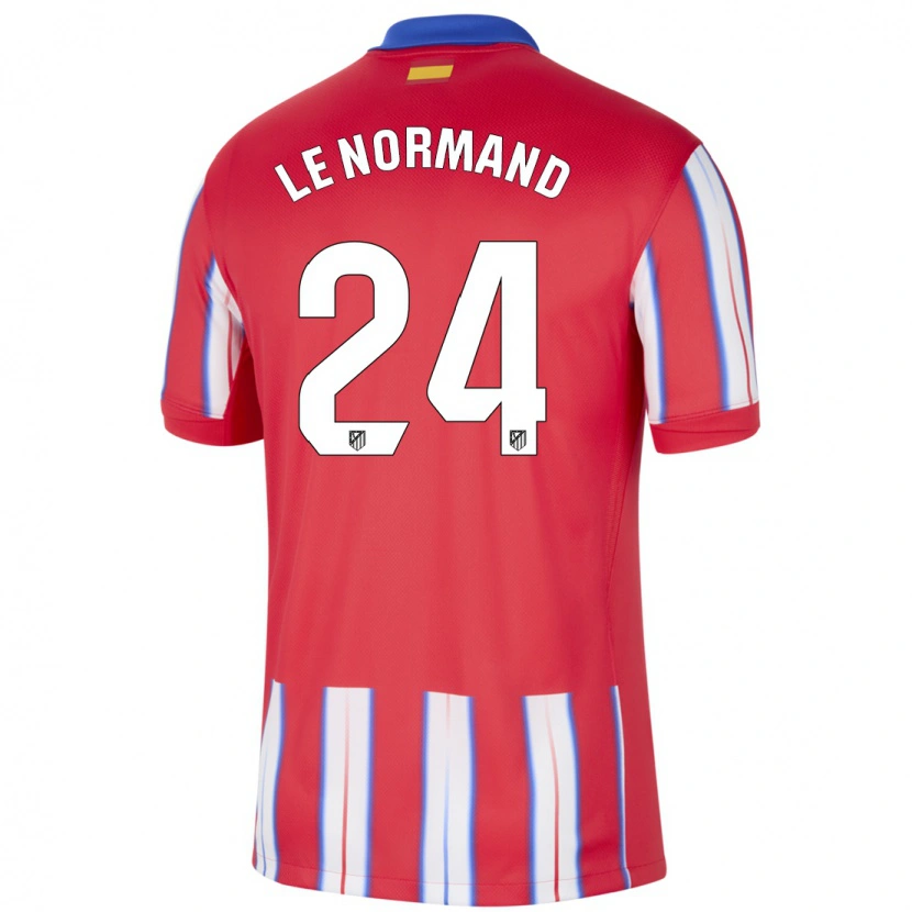 Danxen Kid Robin Le Normand #24 Red White Blue Home Jersey 2024/25 T-Shirt