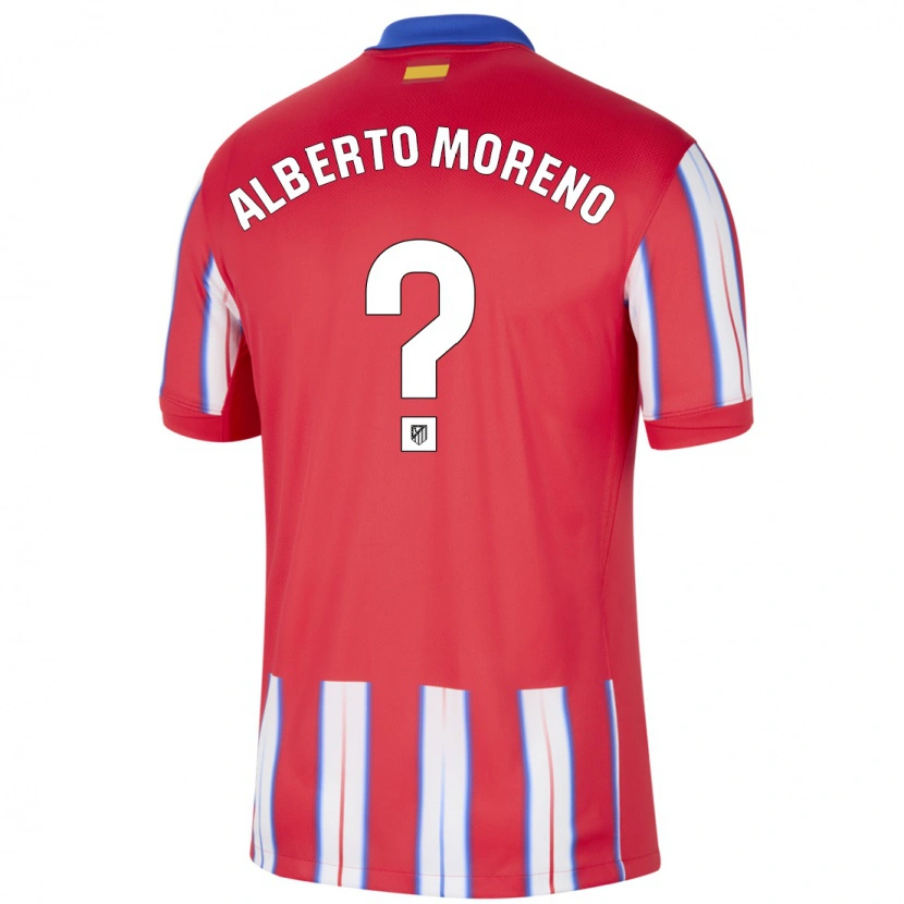 Danxen Kid Alberto Moreno #0 Red White Blue Home Jersey 2024/25 T-Shirt